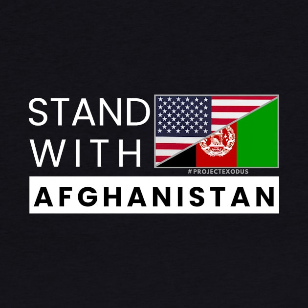 Stand with Afghanistan (dark background) by Pro Exodus Relief 